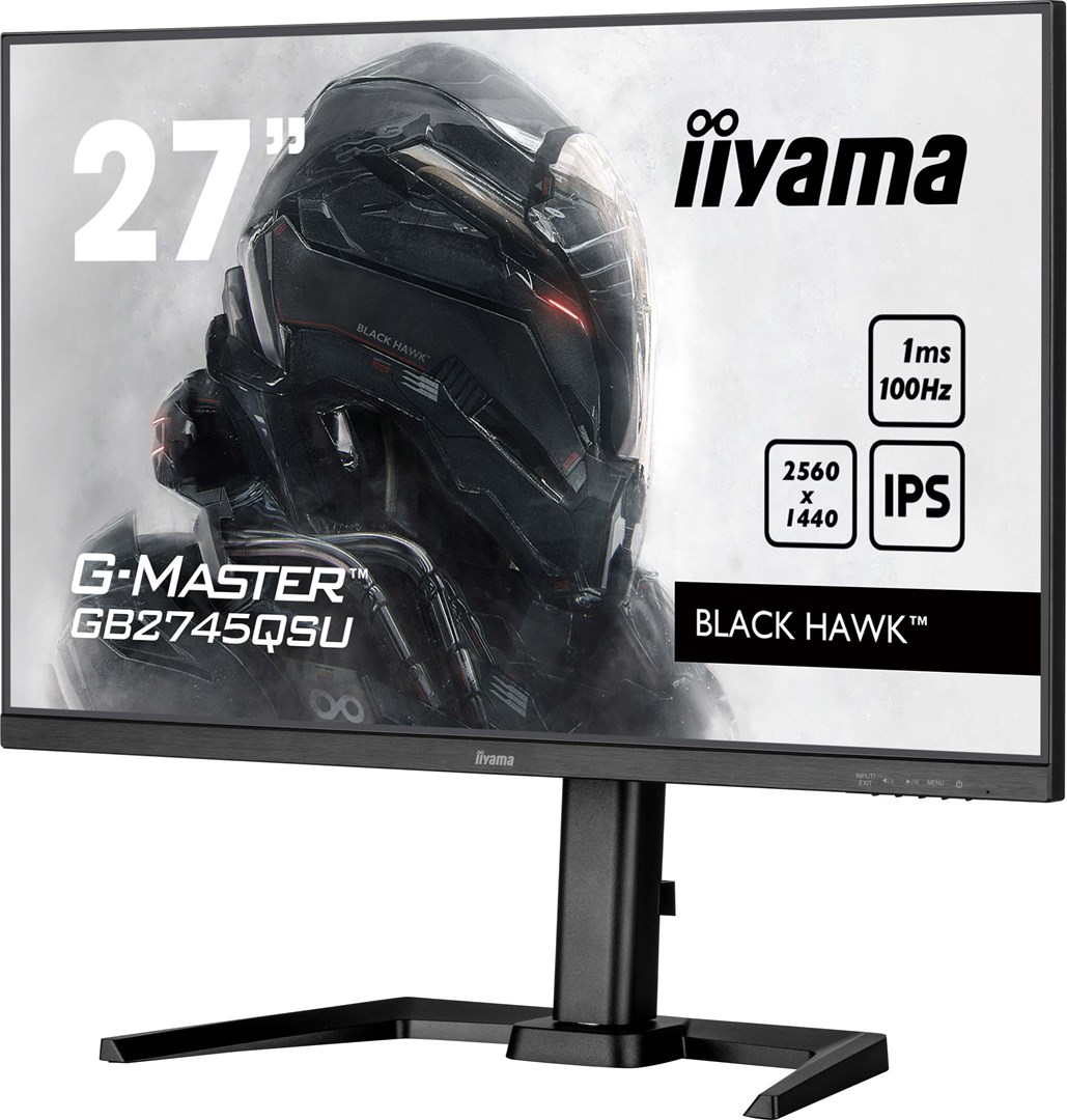 iiyama G-MASTER GB2745QSU-B2 computer monitor 68.6 cm (27") 2560 x 1440 pixels Wide Quad HD LED Black iiyama G-MASTER GB2745QSU-B2 computer monitor 68.6 cm (27") 2560 x 1440 pixels Wide Quad HD LED Black