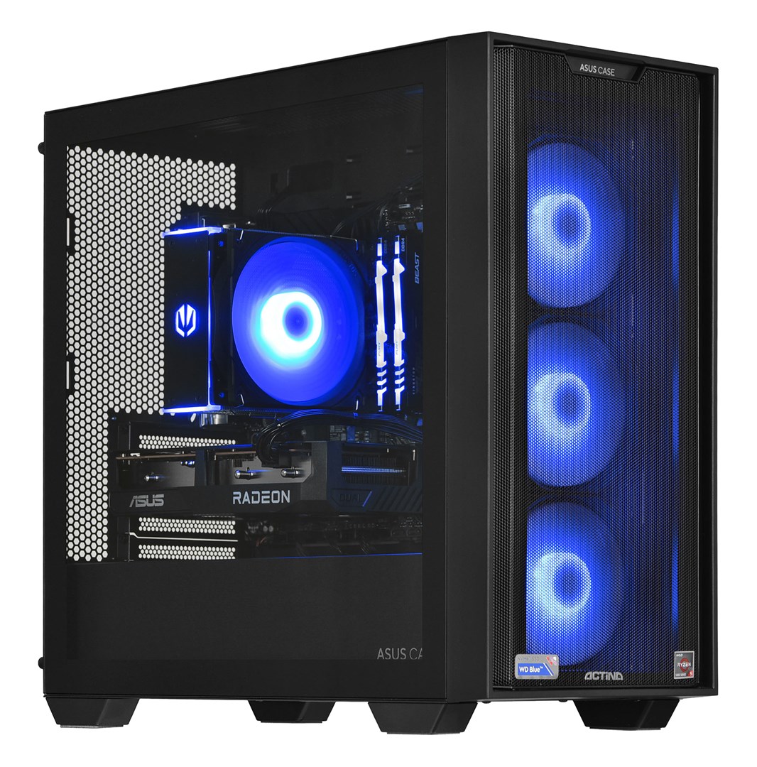 Actina 5901443335832 PC AMD Ryzen™ 5 5600 16 GB DDR4-SDRAM 1 TB SSD AMD Radeon RX 7600 Mini Tower Black Actina 5901443335832 PC AMD Ryzen™ 5 5600 16 GB DDR4-SDRAM 1 TB SSD AMD Radeon RX 7600 Mini Tower Black