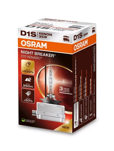 OSRAM D1S XENARC NIGHT BREAKER 220 - 3-year warranty OSRAM D1S XENARC NIGHT BREAKER 220 - 3-year warranty