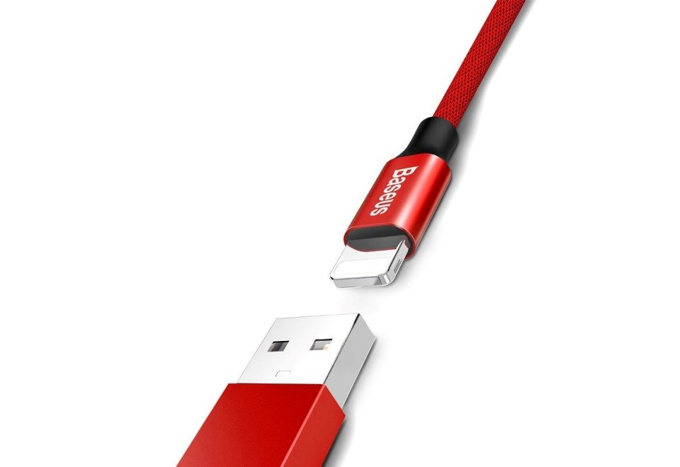 Cable Baseus Yiven Lightning - USB-A 180 cm (red) Cable Baseus Yiven Lightning - USB-A 180 cm (red)