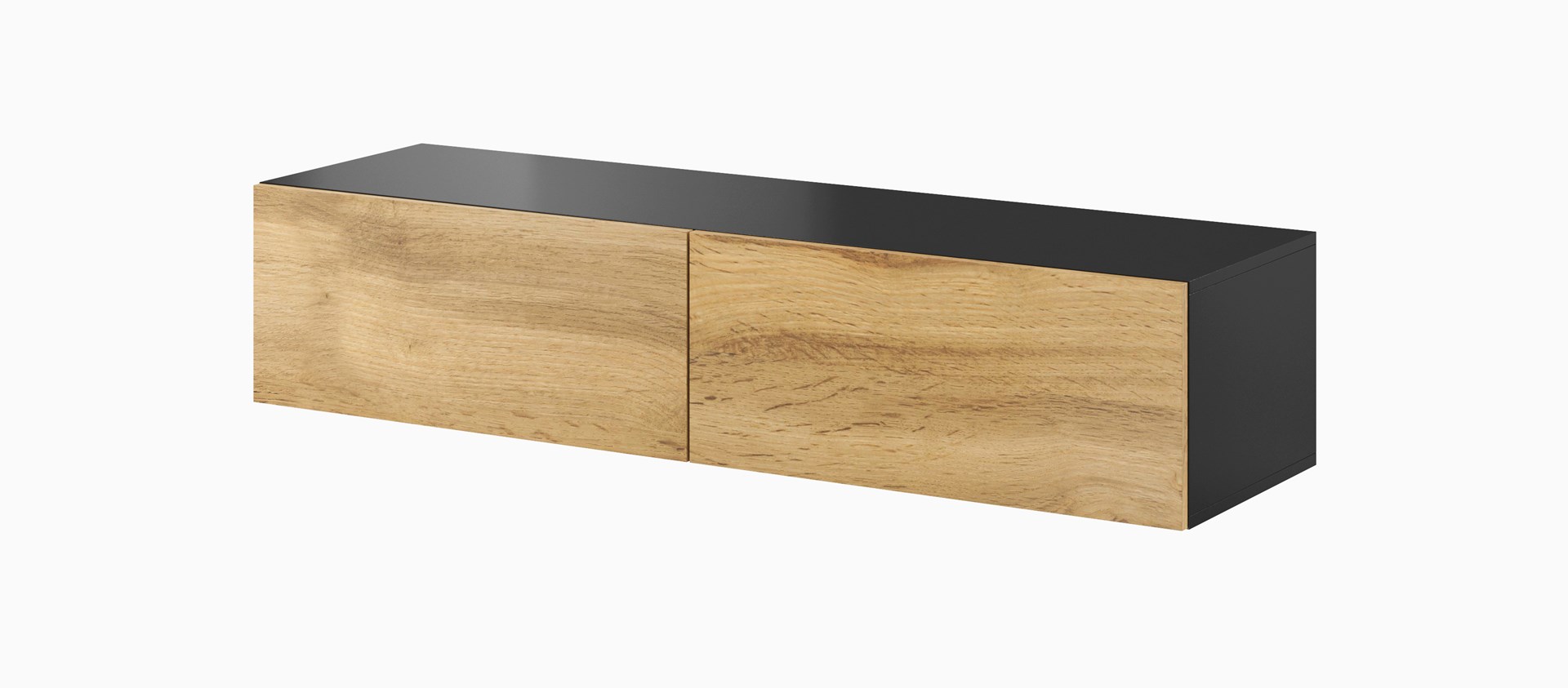 Cama TV stand VIGO 140 30/140/40 black/wotan oak Cama TV stand VIGO 140 30/140/40 black/wotan oak