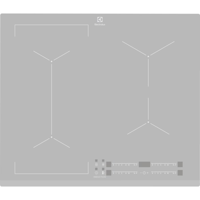 Electrolux EIV63440BS Silver Built-in Zone induction hob 4 zone(s) Electrolux EIV63440BS Silver Built-in Zone induction hob 4 zone(s)