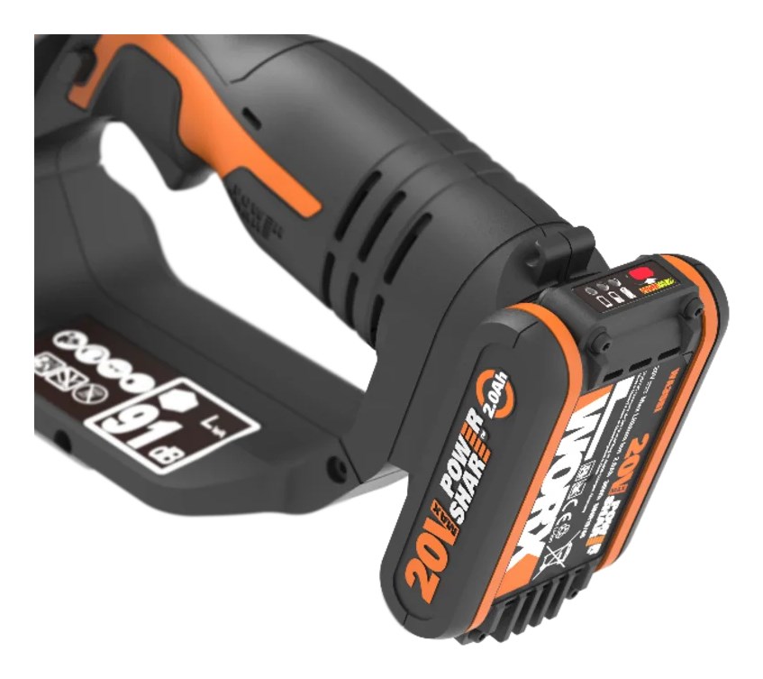 WORX WG324E chainsaw Black, Orange WORX WG324E chainsaw Black, Orange