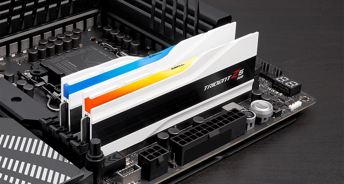G.Skill Trident Z5 RGB memory module 32 GB 2 x 16 GB DDR5 6000 MHz G.Skill Trident Z5 RGB memory module 32 GB 2 x 16 GB DDR5 6000 MHz