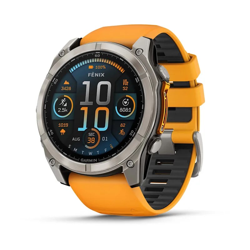 Garmin Fenix 8 3.56 cm (1.4") AMOLED 51 mm Digital 454 x 454 pixels Touchscreen Titanium Wi-Fi GPS (satellite) Garmin Fenix 8 3.56 cm (1.4") AMOLED 51 mm Digital 454 x 454 pixels Touchscreen Titanium Wi-Fi GPS (satellite)
