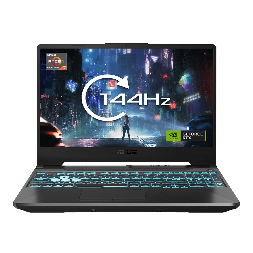 ASUS TUF Gaming A15 FA506NCR-WH71 AMD Ryzen™ 7 7435HS Laptop 39.6 cm (15.6") Full HD 16 GB DDR5-SDRAM 512 GB SSD NVIDIA GeForce RTX 3050 Wi-Fi 6 (802.11ax) Windows 11 Home Black New Repack/Repacked ASUS TUF Gaming A15 FA506NCR-WH71 AMD Ryzen™ 7 7435HS Laptop 39.6 cm (15.6") Full HD 16 GB DDR5-SDRAM 512 GB SSD NVIDIA GeForce RTX 3050 Wi-Fi 6 (802.11ax) Windows 11 Home Black New Repack/Repacked