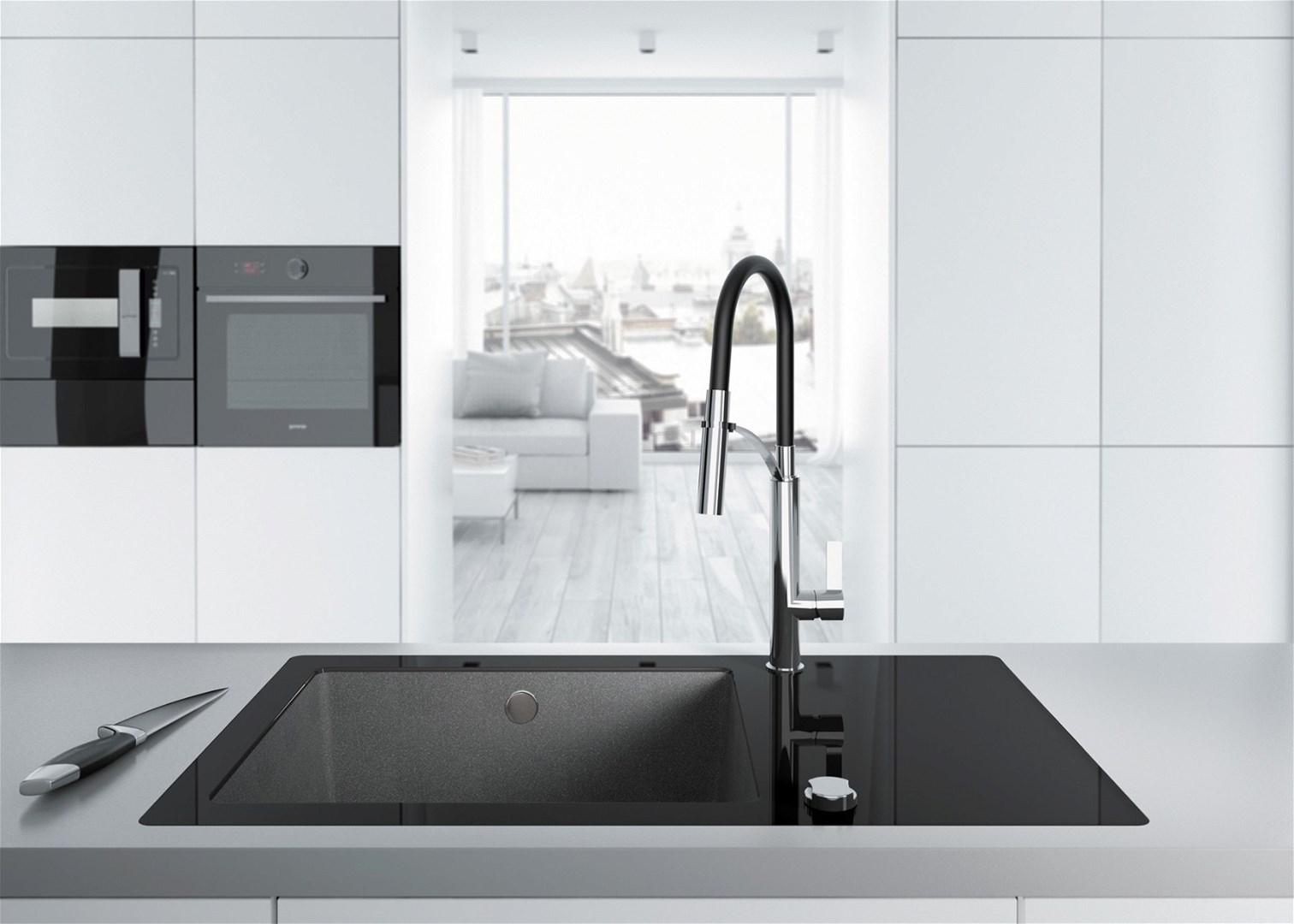 Kitchen faucet with pull-out spout Kitchen faucet with pull-out spout