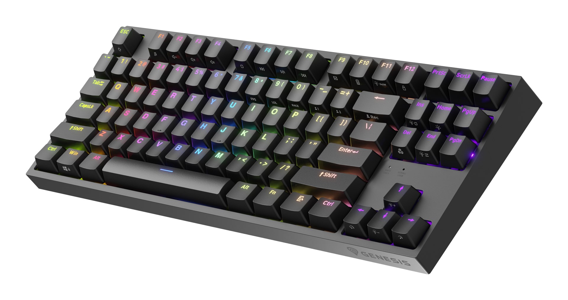 GENESIS Thor 404 TKL keyboard Gaming USB QWERTY US English Black GENESIS Thor 404 TKL keyboard Gaming USB QWERTY US English Black