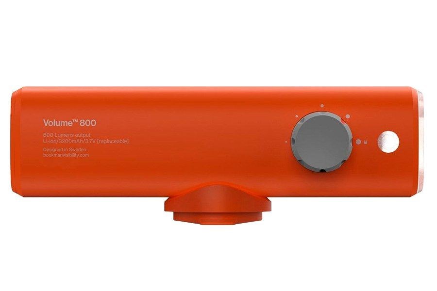 BOOKMAN Volume Front 800 bicycle light Orange BOOKMAN Volume Front 800 bicycle light Orange