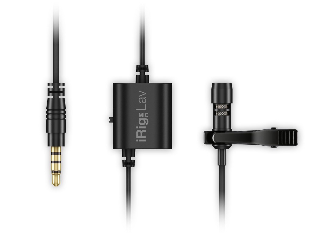 IK Multimedia iRig Mic Lav Black Clip-on microphone IK Multimedia iRig Mic Lav Black Clip-on microphone