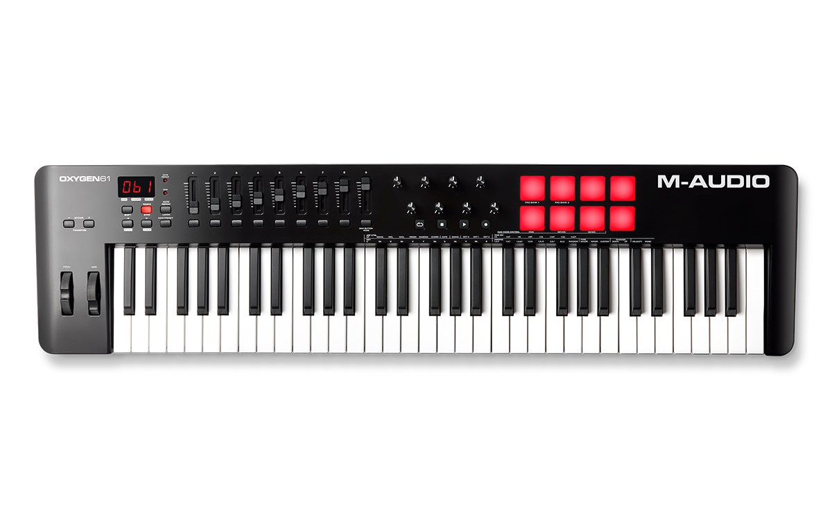 M-AUDIO Oxygen 61 (MKV) MIDI keyboard 61 keys USB Black M-AUDIO Oxygen 61 (MKV) MIDI keyboard 61 keys USB Black
