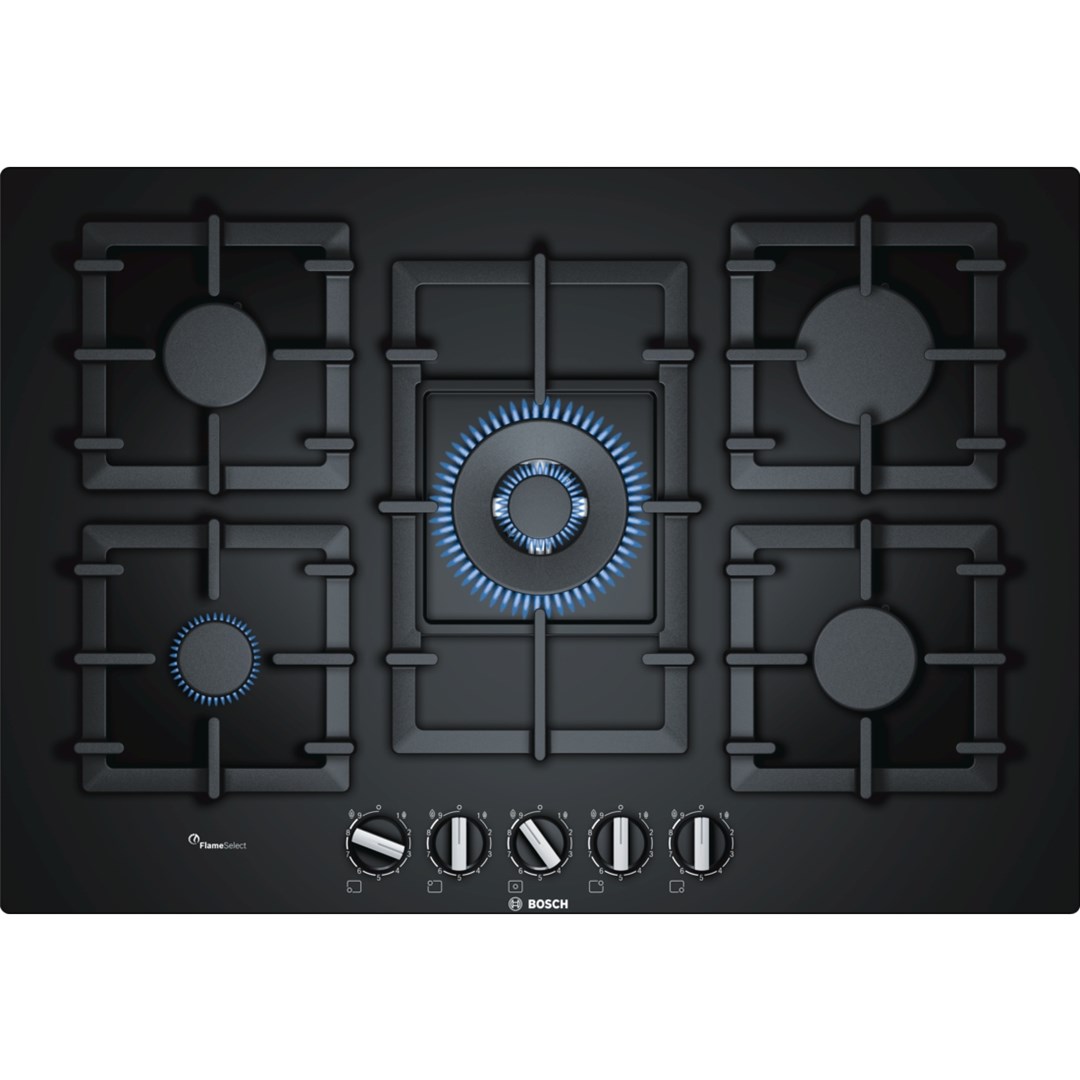 Bosch Serie 6 PPQ7A6B90 hob Black Built-in Gas 5 zone(s) Bosch Serie 6 PPQ7A6B90 hob Black Built-in Gas 5 zone(s)