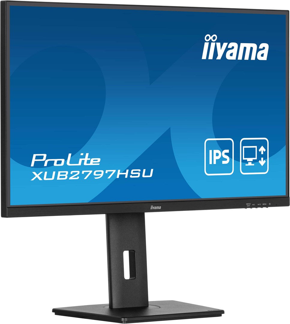 iiyama ProLite 27” IPS technology panel with 1ms MPRT, 100Hz refresh rate, USB-Hub and height adjustable stand iiyama ProLite 27” IPS technology panel with 1ms MPRT, 100Hz refresh rate, USB-Hub and height adjustable stand