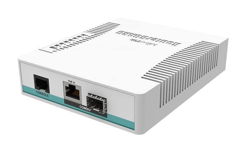 Mikrotik CRS106-1C-5S network switch Gigabit Ethernet (10/100/1000) Power over Ethernet (PoE) White Mikrotik CRS106-1C-5S network switch Gigabit Ethernet (10/100/1000) Power over Ethernet (PoE) White