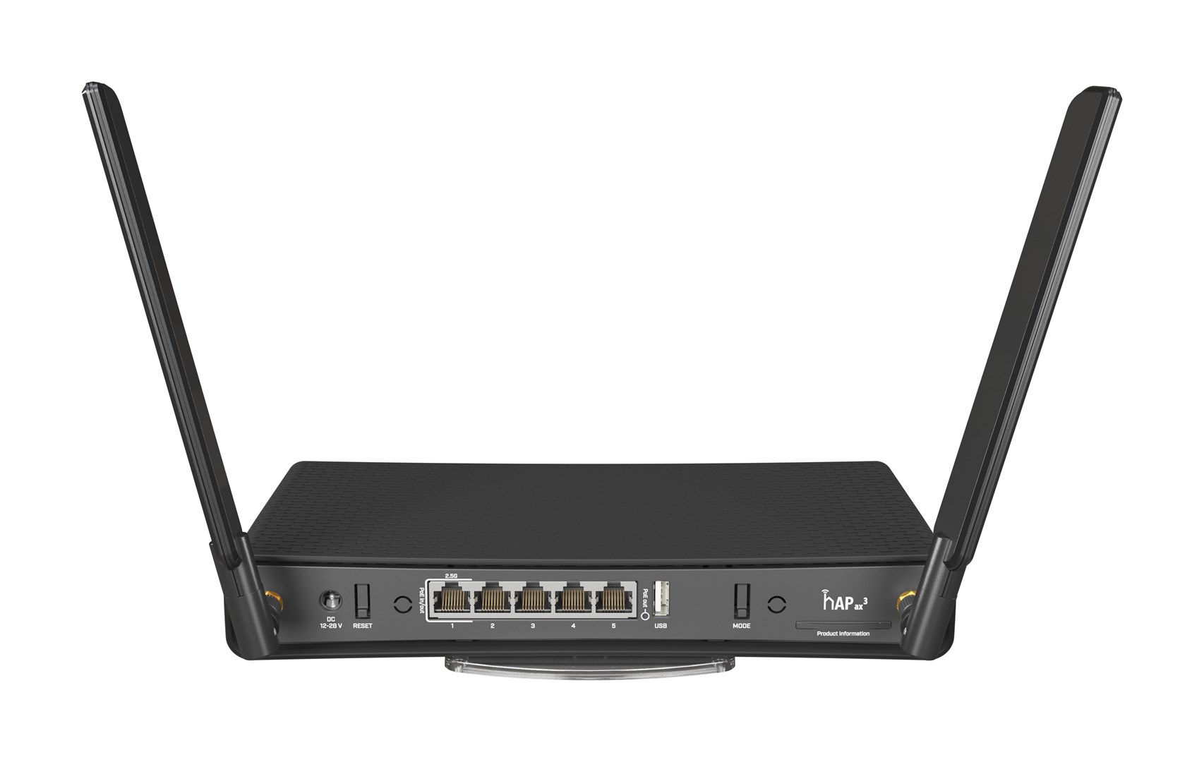 Mikrotik hAP ax³ wireless router Gigabit Ethernet Dual-band (2.4 GHz / 5 GHz) Black Mikrotik hAP ax³ wireless router Gigabit Ethernet Dual-band (2.4 GHz / 5 GHz) Black
