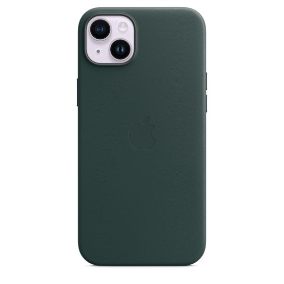 Apple iPhone 14 Plus Leather Case with MagSafe - Forest Green Apple iPhone 14 Plus Leather Case with MagSafe - Forest Green