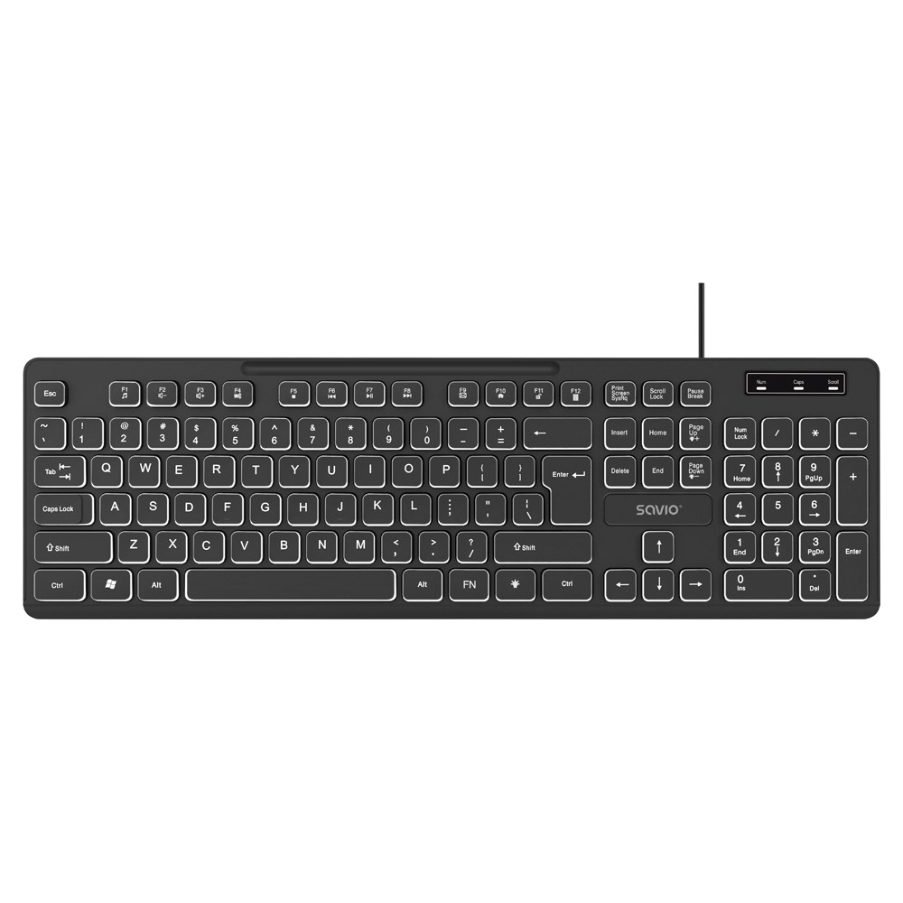 Savio KB-04 keyboard Home/Office USB QWERTY UK International Black Savio KB-04 keyboard Home/Office USB QWERTY UK International Black