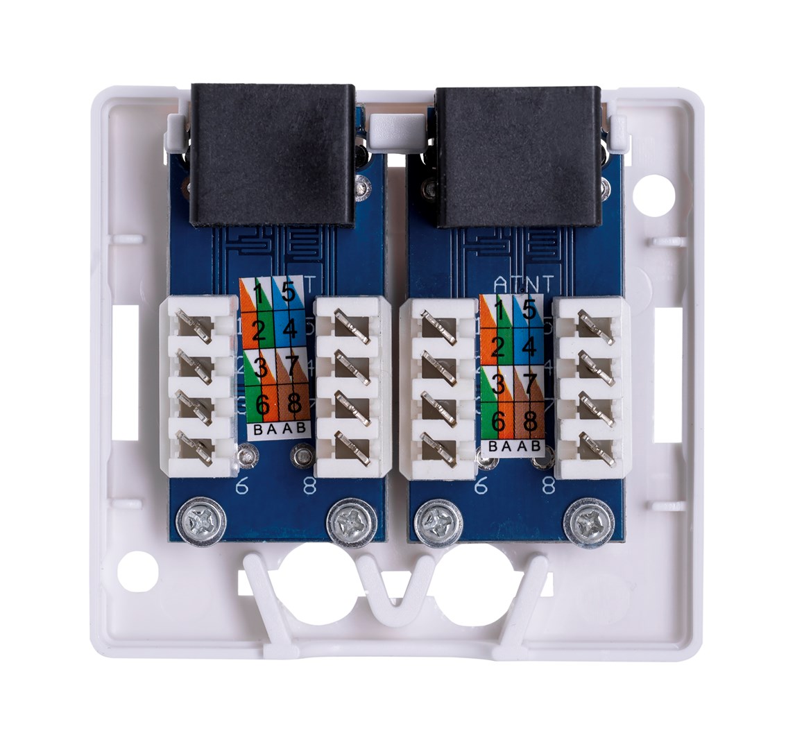 Lanberg OU6-0002-W outlet box RJ-45 White Lanberg OU6-0002-W outlet box RJ-45 White