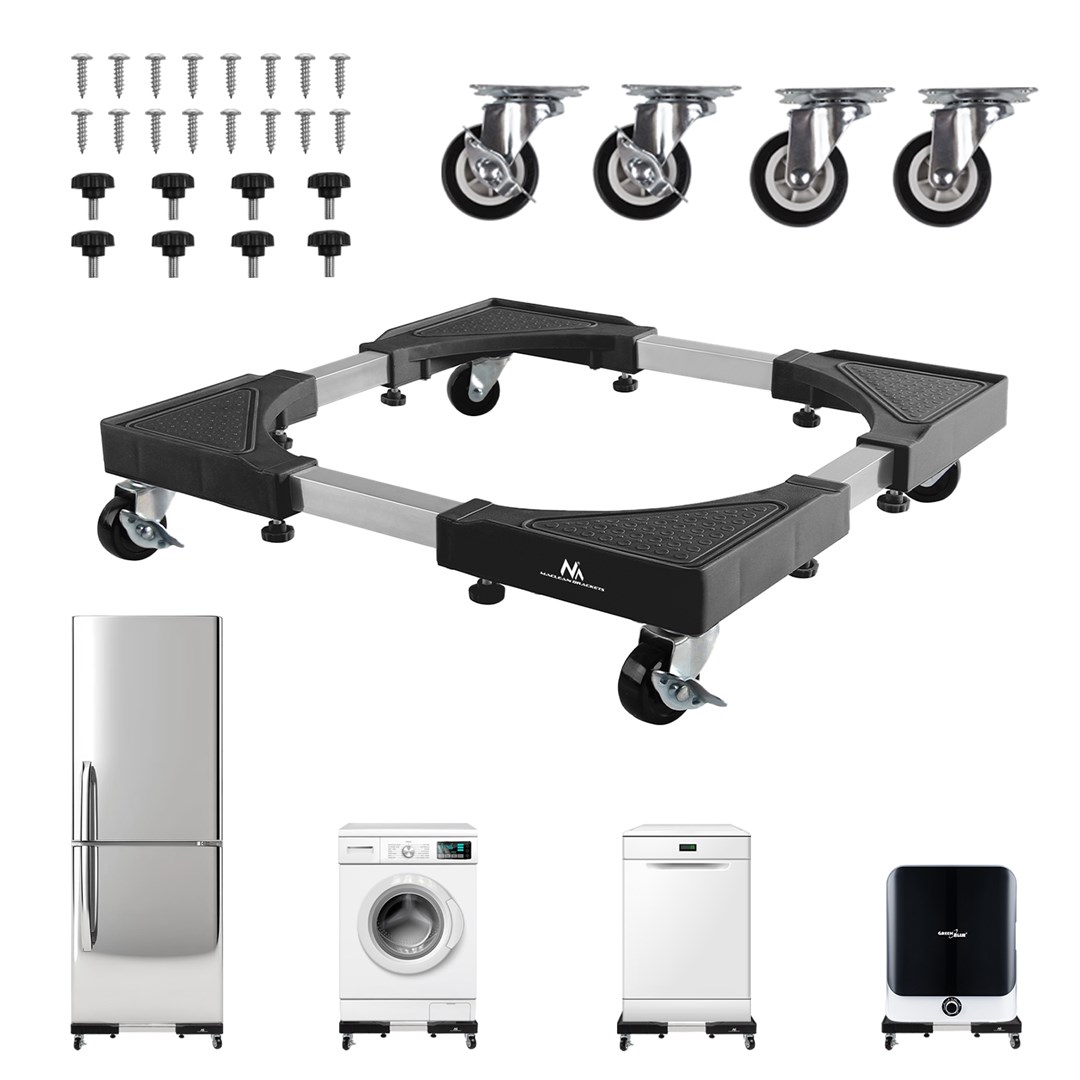 Maclean mobile washing machine stand, caster lock, 700-900mm wide, universal, up to 200kg, MC-119 B Maclean mobile washing machine stand, caster lock, 700-900mm wide, universal, up to 200kg, MC-119 B