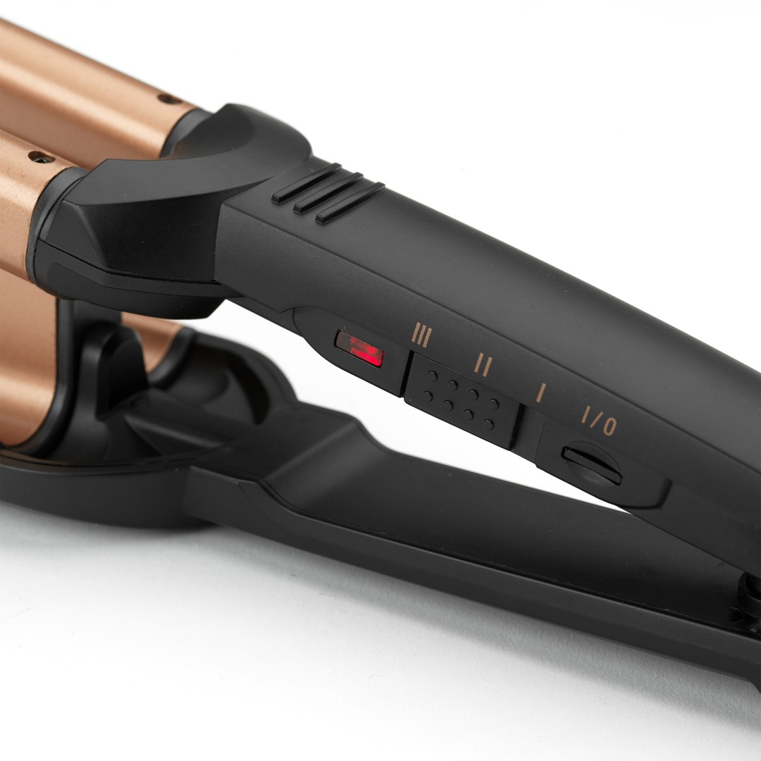 BaByliss Deep Waves Curling iron Warm Black, Orange 98.4" (2.5 m) BaByliss Deep Waves Curling iron Warm Black, Orange 98.4" (2.5 m)