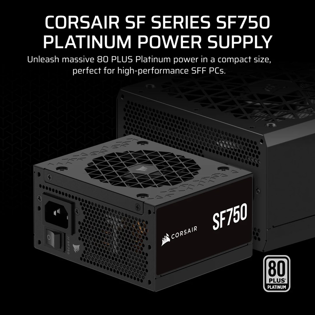 Corsair CP-9020284-EU power supply unit 750 W 24-pin ATX ATX Black Corsair CP-9020284-EU power supply unit 750 W 24-pin ATX ATX Black