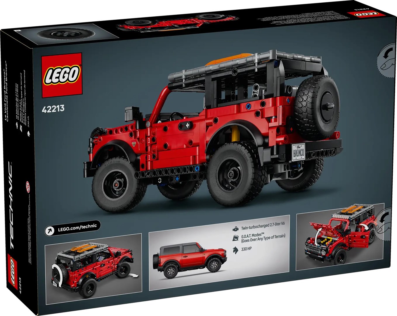 LEGO TECHNIC 42213 Ford Bronco SUV LEGO TECHNIC 42213 Ford Bronco SUV
