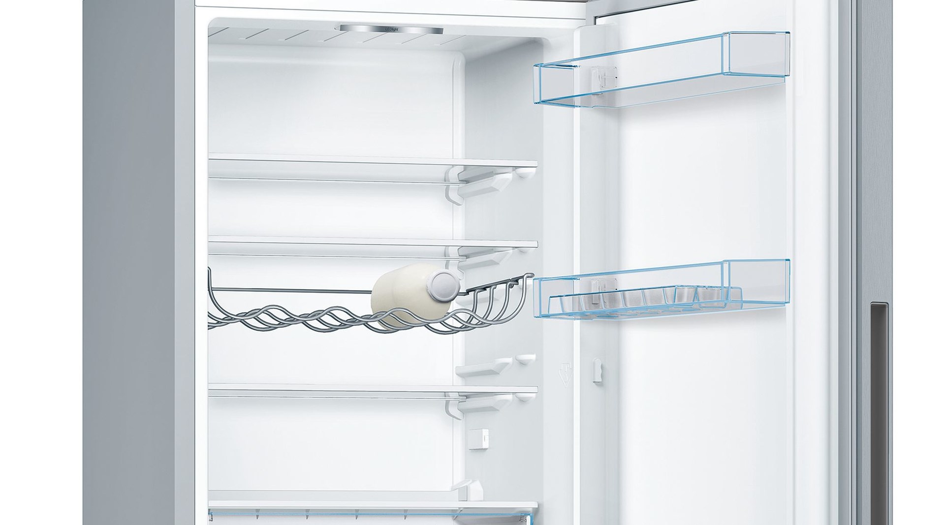 Bosch Serie 4 KGV33VLEA fridge-freezer Freestanding 289 L E Stainless steel Bosch Serie 4 KGV33VLEA fridge-freezer Freestanding 289 L E Stainless steel