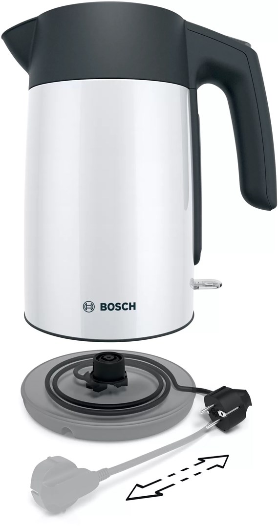 Electric kettle Bosch TWK 7L461, 2400 W, 1.7 l White Electric kettle Bosch TWK 7L461, 2400 W, 1.7 l White