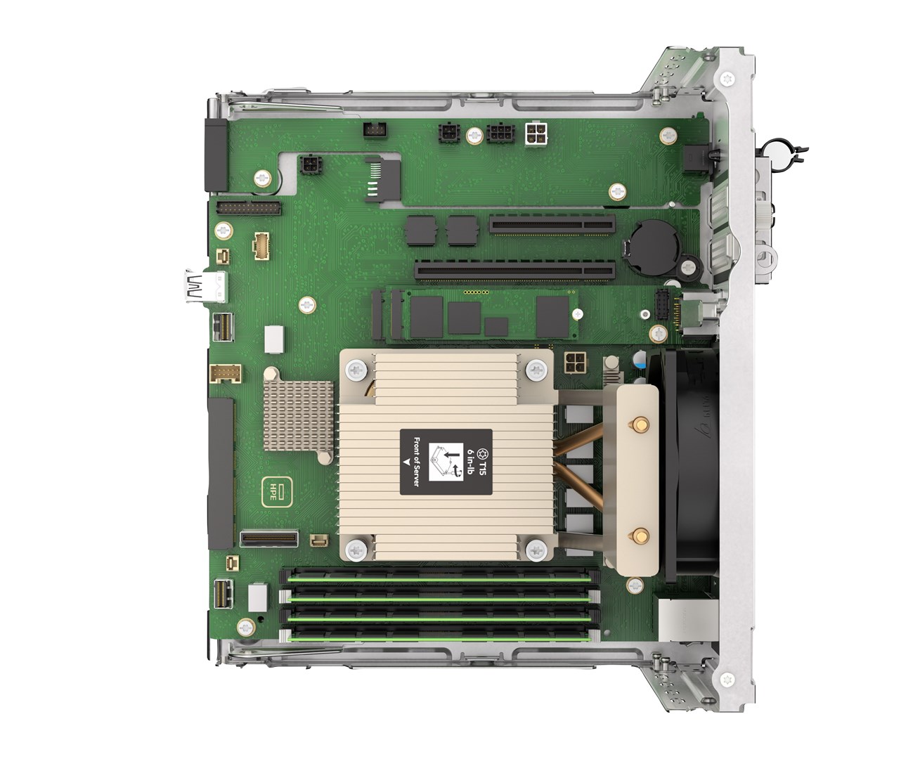 HPE ProLiant MicroServer Gen11 E-2414 2.6GHz 4-core 1P 16GB-U VROC 4LFF-NHP 180W External PS Server HPE ProLiant MicroServer Gen11 E-2414 2.6GHz 4-core 1P 16GB-U VROC 4LFF-NHP 180W External PS Server