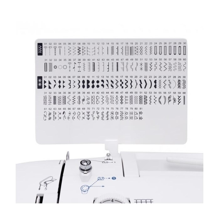 Singer 7640 sewing machine, electric current, white Singer 7640 sewing machine, electric current, white