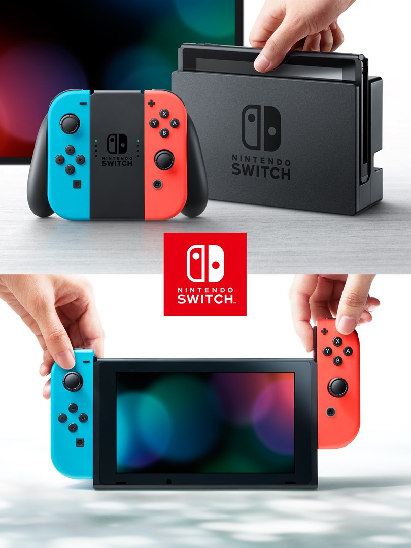 Nintendo Switch portable game console 15.8 cm (6.2") 32 GB Touchscreen Wi-Fi Blue, Grey, Red Nintendo Switch portable game console 15.8 cm (6.2") 32 GB Touchscreen Wi-Fi Blue, Grey, Red