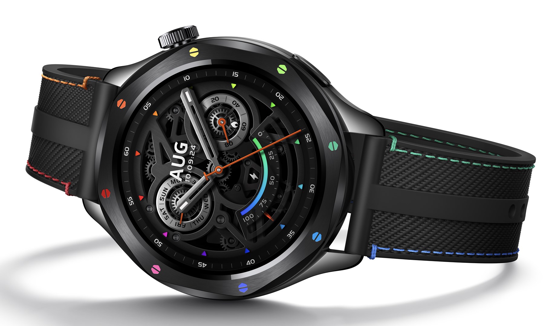 Xiaomi Watch S4 rainbow 3.63 cm (1.43") AMOLED 47.3 mm Digital 466 x 466 pixels Touchscreen Black, Multi Xiaomi Watch S4 rainbow 3.63 cm (1.43") AMOLED 47.3 mm Digital 466 x 466 pixels Touchscreen Black, Multi