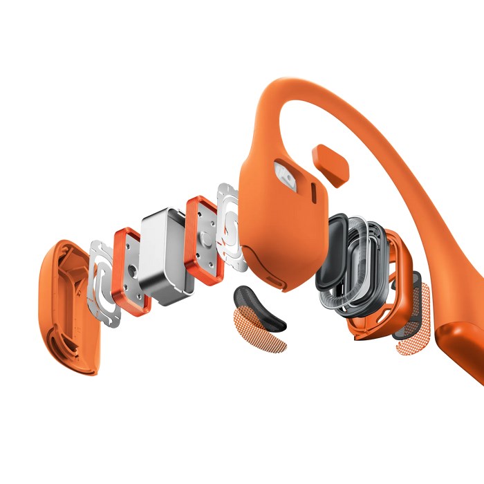 Shokz OpenRun Pro 2, pomarańczowe – bone conduction headphones Shokz OpenRun Pro 2, pomarańczowe – bone conduction headphones