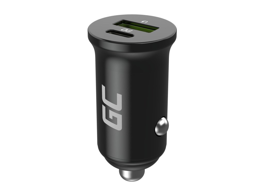 Green Cell GC PowerRide Nano38 38W 6A 1x USB-C 1x USB-A car charger Green Cell GC PowerRide Nano38 38W 6A 1x USB-C 1x USB-A car charger