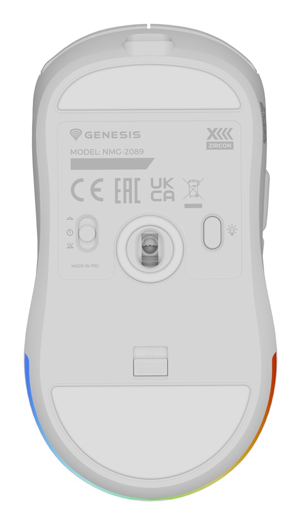 GENESIS Zircon XIII mouse Gaming Ambidextrous RF Wireless + USB Type-C Optical 26000 DPI GENESIS Zircon XIII mouse Gaming Ambidextrous RF Wireless + USB Type-C Optical 26000 DPI