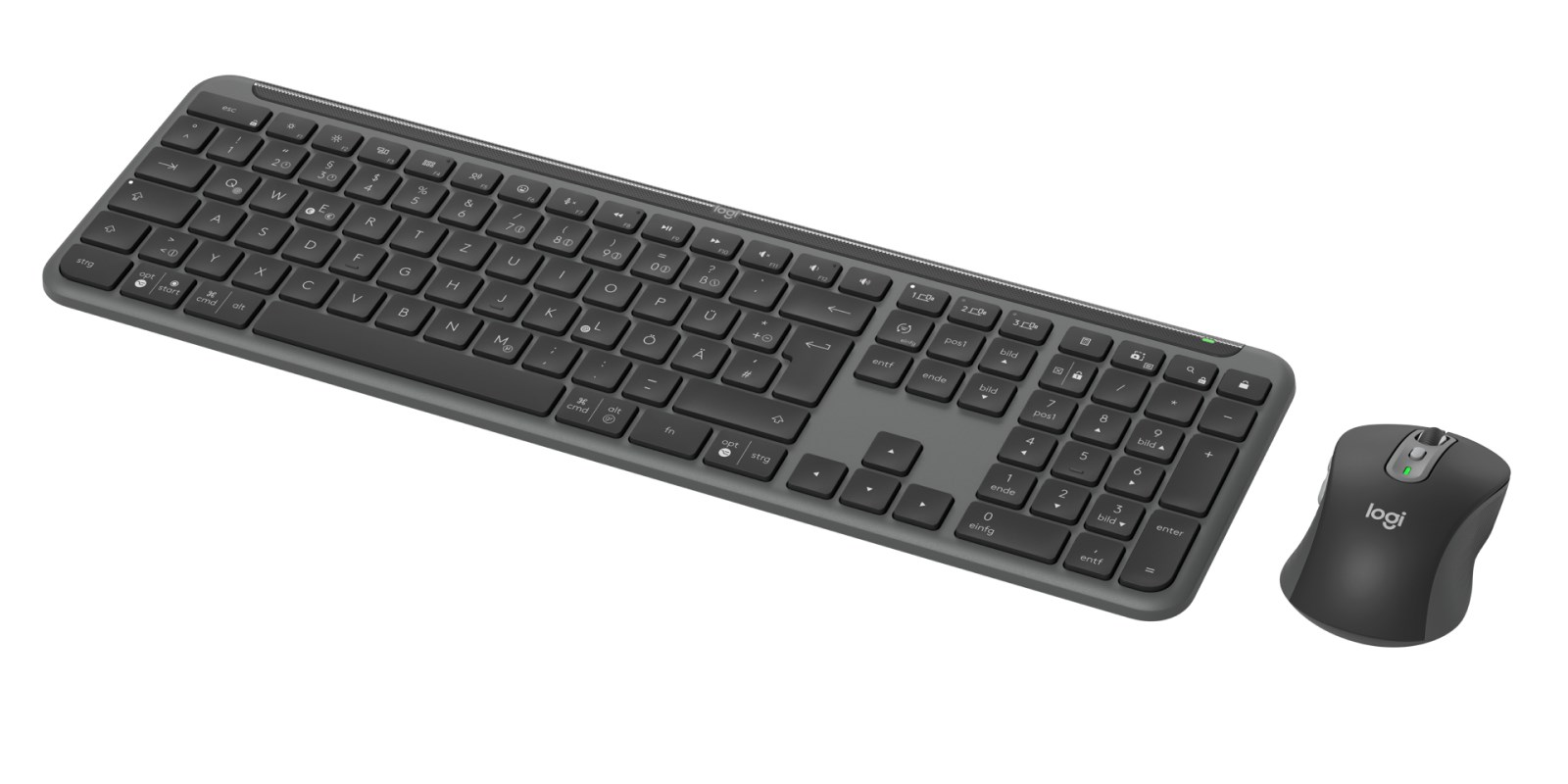 Logitech 920-012504 keyboard Mouse included Office RF Wireless + Bluetooth QWERTZ German Graphite Logitech 920-012504 keyboard Mouse included Office RF Wireless + Bluetooth QWERTZ German Graphite