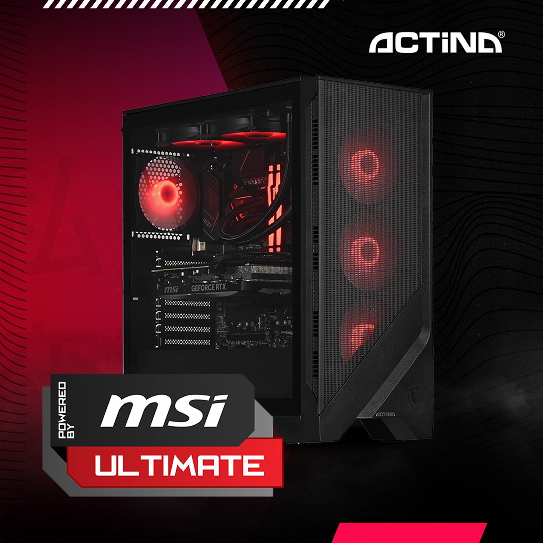 Actina 5901443421511 PC Intel Core Ultra 7 265KF 32 GB DDR5-SDRAM 2 TB SSD NVIDIA GeForce RTX 5080 Midi Tower Black Actina 5901443421511 PC Intel Core Ultra 7 265KF 32 GB DDR5-SDRAM 2 TB SSD NVIDIA GeForce RTX 5080 Midi Tower Black
