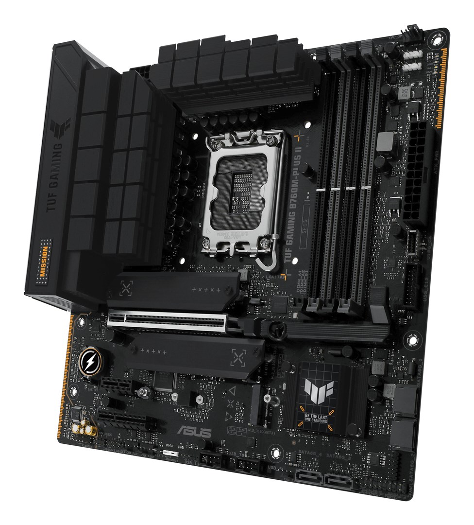 ASUS TUF GAMING B760M-PLUS II Intel B760 LGA 1700 micro ATX ASUS TUF GAMING B760M-PLUS II Intel B760 LGA 1700 micro ATX