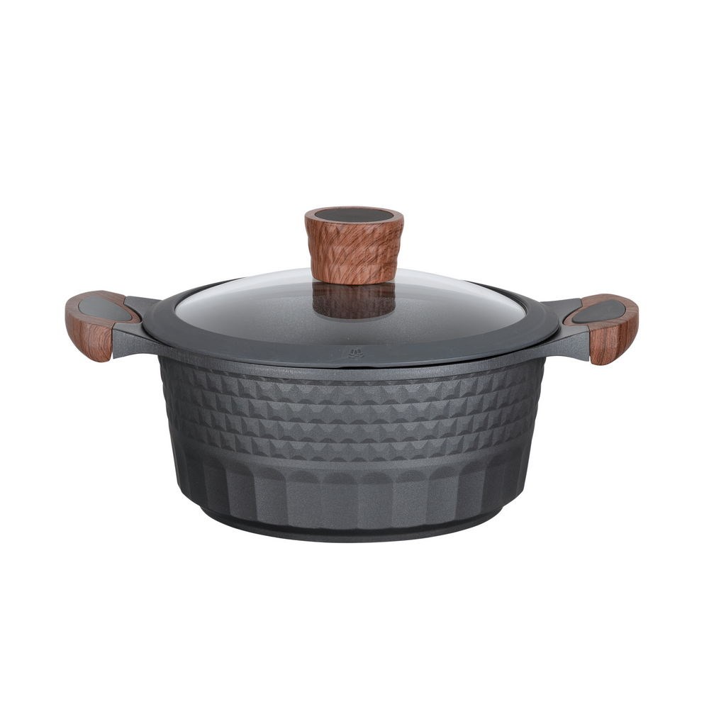 Resto Kitchenware Capella 2.6 L Round Black, Wood Resto Kitchenware Capella 2.6 L Round Black, Wood