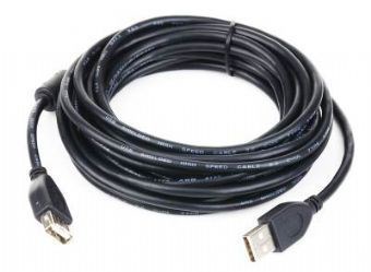 Gembird 1.8m USB 2.0 A M/FM USB cable USB A Black Gembird 1.8m USB 2.0 A M/FM USB cable USB A Black