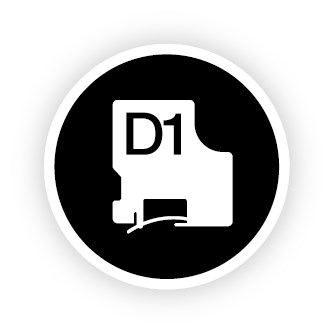 DYMO D1 Multipack - 9mm x 7m - Black auf White DYMO D1 Multipack - 9mm x 7m - Black auf White