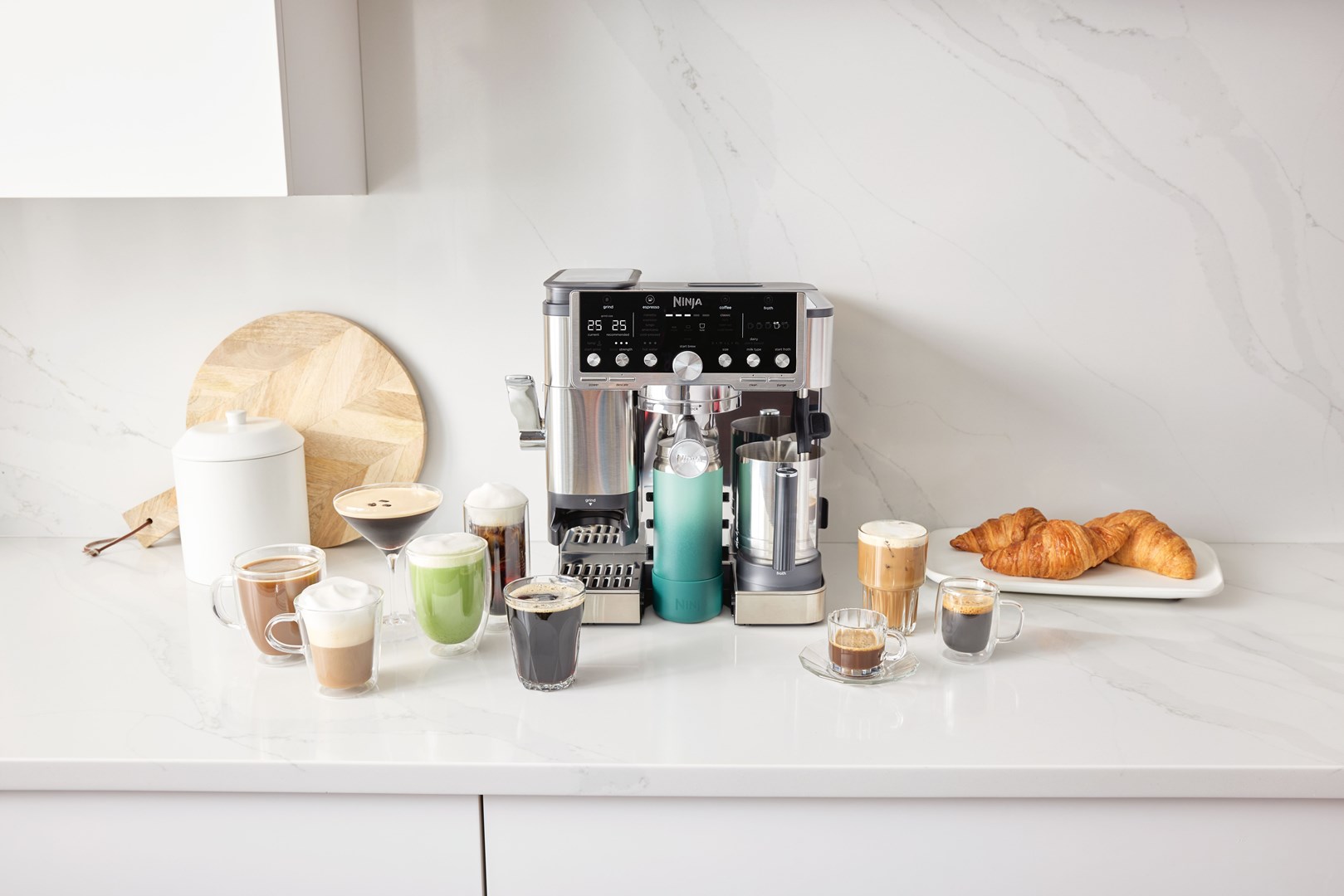 Ninja ES701EU coffee maker Semi-auto Espresso machine 2 L Ninja ES701EU coffee maker Semi-auto Espresso machine 2 L