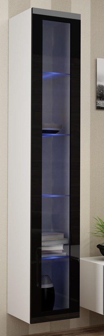 Cama Glass-case VIGO '180' 180/40/30 white/black gloss Cama Glass-case VIGO '180' 180/40/30 white/black gloss