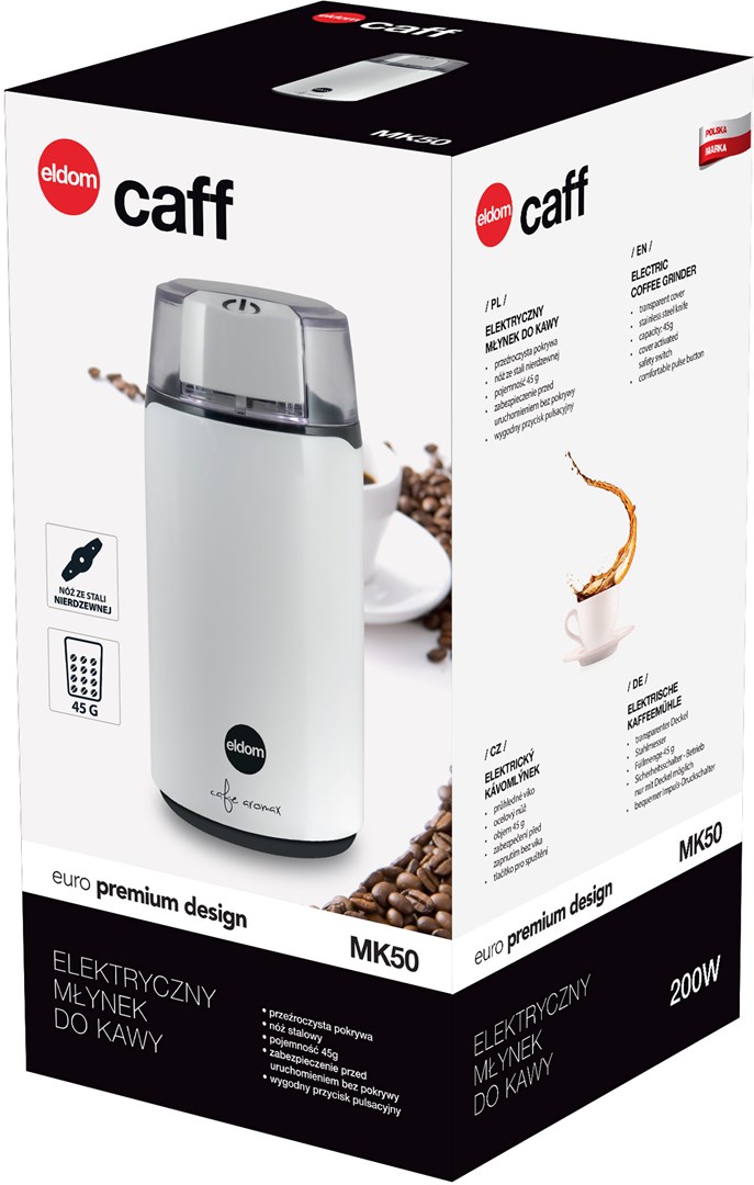 ELDOM MK50 CAFF electric coffee grinder ELDOM MK50 CAFF electric coffee grinder