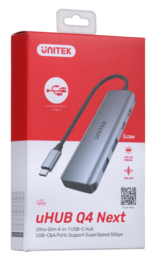 UNITEK HUB USB-C H1107Q; USB-A x2, USB-C x2 UNITEK HUB USB-C H1107Q; USB-A x2, USB-C x2