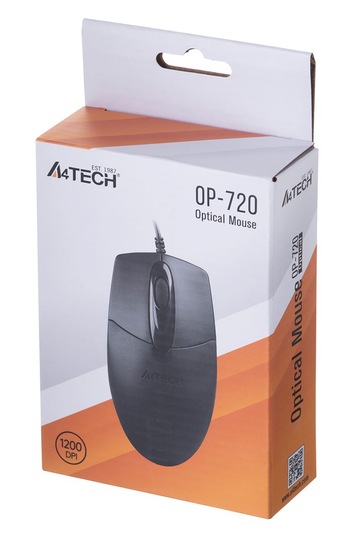 A4Tech OP-720 mouse USB Type-A Optical 800 DPI A4Tech OP-720 mouse USB Type-A Optical 800 DPI