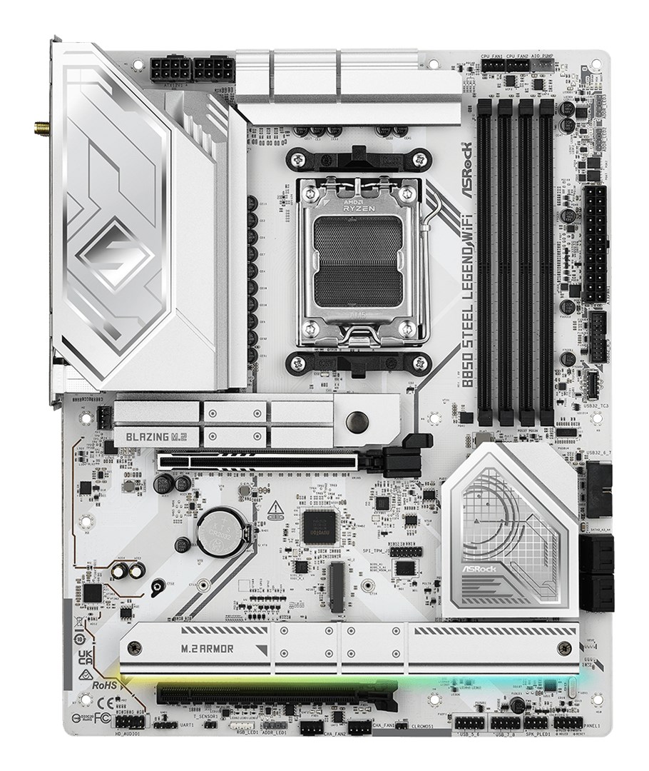 Asrock B850 Steel Legend WiFi AMD B850 Socket AM5 ATX Asrock B850 Steel Legend WiFi AMD B850 Socket AM5 ATX