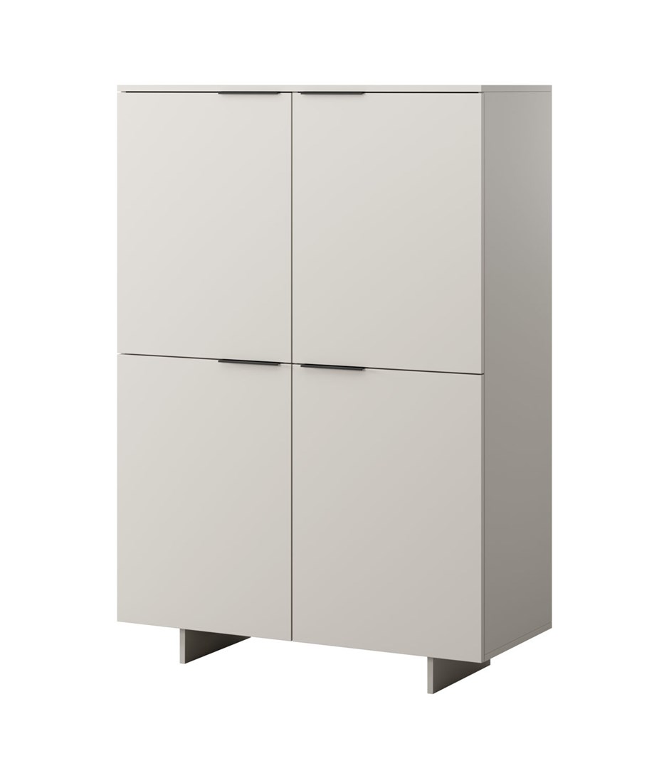 Cama 4D chest of drawers ALMA 100x41.5xH145 cashmere Cama 4D chest of drawers ALMA 100x41.5xH145 cashmere