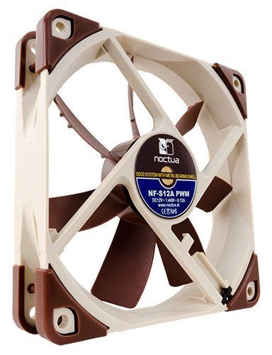 Noctua NF-S12A PWM computer cooling component Computer case Fan 12 cm Brown Noctua NF-S12A PWM computer cooling component Computer case Fan 12 cm Brown