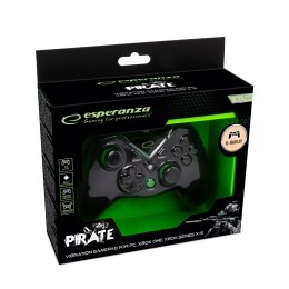 Esperanza EGG114K Gaming Controller Black USB 2.0 Gamepad Analogue / Digital PC, Xbox One, Xbox Series S, Xbox Series X Esperanza EGG114K Gaming Controller Black USB 2.0 Gamepad Analogue / Digital PC, Xbox One, Xbox Series S, Xbox Series X